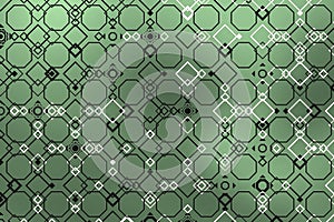 Tech arab with octogon over digital background