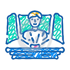 tech conventions enthusiast icon doodle illustration