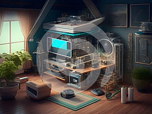 Tech-infused Living: Capturing the Essence of Technology in the House