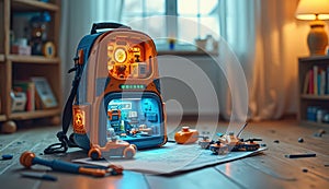 Tech Lab Backpack Toy with Gadgets