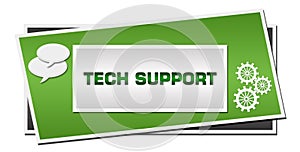 Tech Support Green Grey Squares Symbol