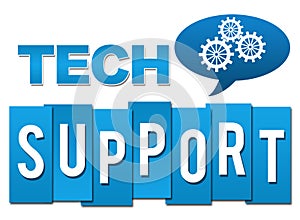 Tech Support Professional Blue With Symbol 7980 7983Tech Support Professional Blue With Symbol