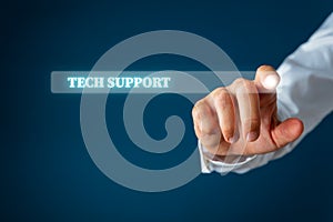 Tech support search bar
