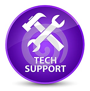 Tech support (tools icon) elegant purple round button