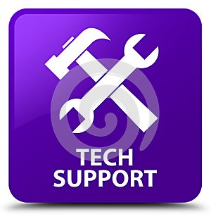 Tech support (tools icon) purple square button