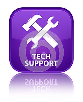 Tech support (tools icon) special purple square button