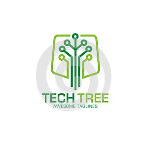 Tech tree logo concept