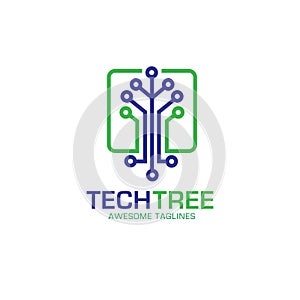 Tech tree logo concept