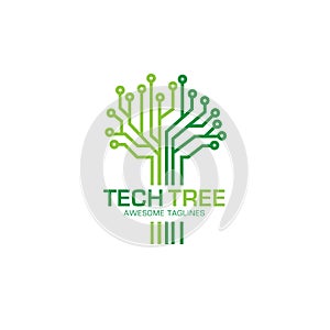 Tech tree logo concept