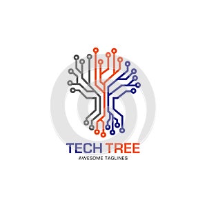 Tech tree logo concept