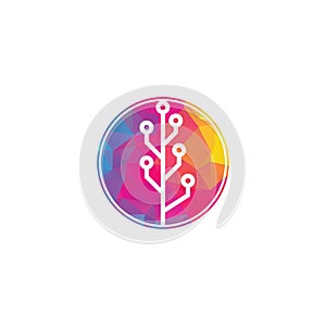 Tech Tree Logo Template icon