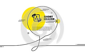 Technical algorithm icon. Project documentation sign. Vector