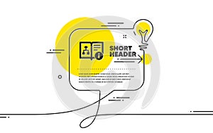 Technical algorithm icon. Project documentation sign. Vector