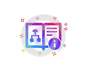Technical algorithm icon. Project documentation sign. Vector
