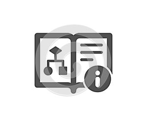 Technical algorithm icon. Project documentation sign. Vector