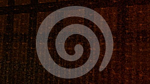 Technical animated background with data of a pink color, seamless loop. Motion. Visualization of data processing in the