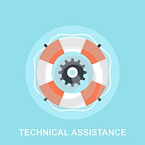 Technical Assistance vector illustration concept