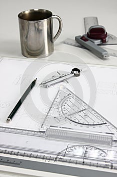 Technical drawing photo