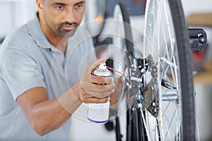 technical expertise taking care bicycle shop