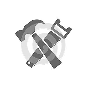 Technical icon vector, Engineering simple icon template, Creative Setting icon design, Illustration photo