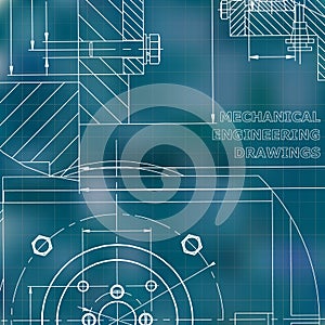 Technical illustration. Mechanical engineering. Technical design. Instrument making