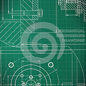 Technical illustration. Mechanical engineering. Technical design. Instrument making