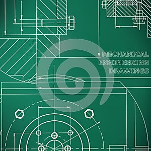Technical illustration. Mechanical engineering. Technical design. Instrument making