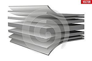 Technical illustration of a multilayer material photo