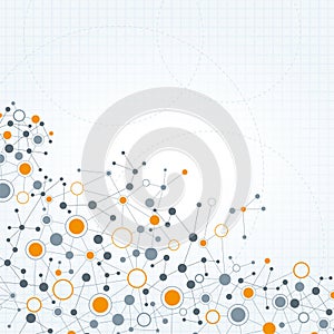 Technical Network Abstract Background