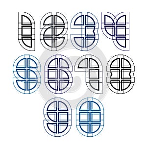 Technical numbers created from sections, industrial