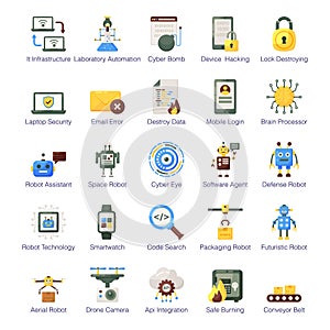 Pack Of Ai Flat Icons