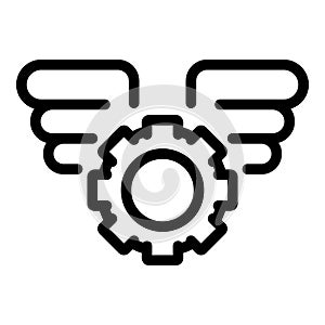 Technical problem icon, outline style