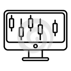 Technical restructure icon, outline style