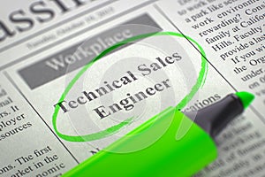 Technical Sales Engineer Wanted. 3D.