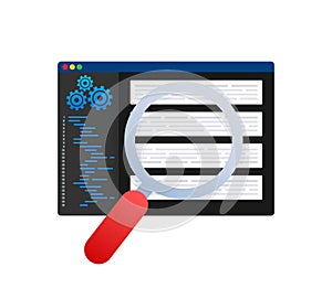 Technical SEO marketing. Search optimization. Search engine strategy