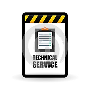 Technical service. call center icon. support concept