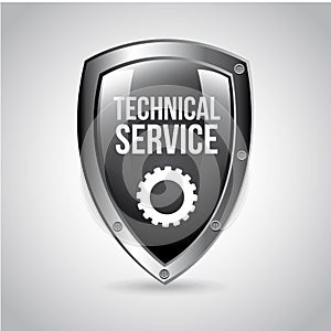 Technical service shield