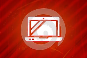 Technical skill icon isolated on abstract red gradient magnificence background