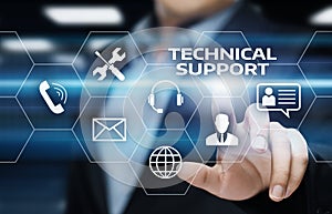 Technical Support Customer Service Business Technology Internet Concept