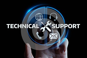 Technical Support Customer Service Business Technology Internet Concept