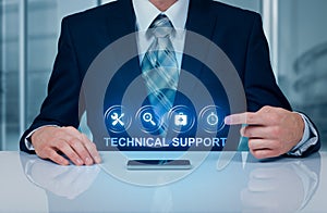 Technical Support Customer Service Business Technology Internet Concept.