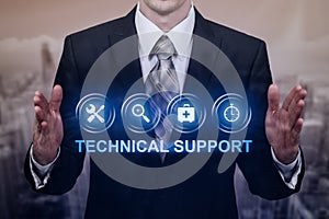 Technical Support Customer Service Business Technology Internet Concept.