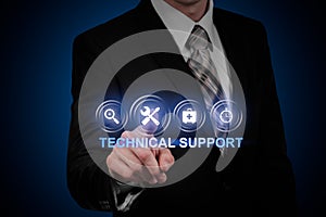 Technical Support Customer Service Business Technology Internet Concept.