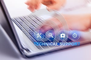 Technical Support Customer Service Business Technology Internet Concept.