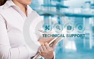 Technical Support Customer Service Business Technology Internet Concept.