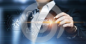 Technical Support Customer Service Business Technology Internet Concept