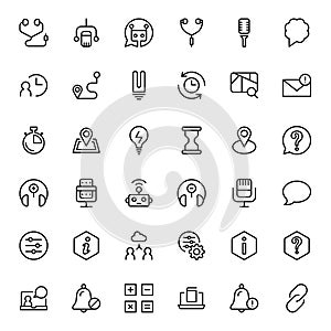 Technical support flat icon