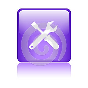 Technical support button purple