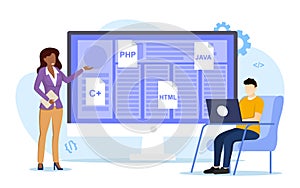 Technical support, programming and coding