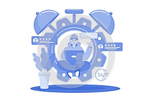 Technical support staff improves response time